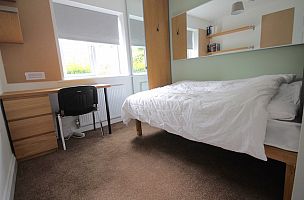 Double bedroom with lots of storage and space